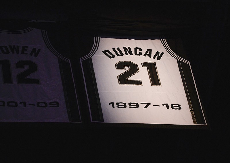 NBA: Tim Duncan's jersey to be retired by San Antonio Spurs-Sports