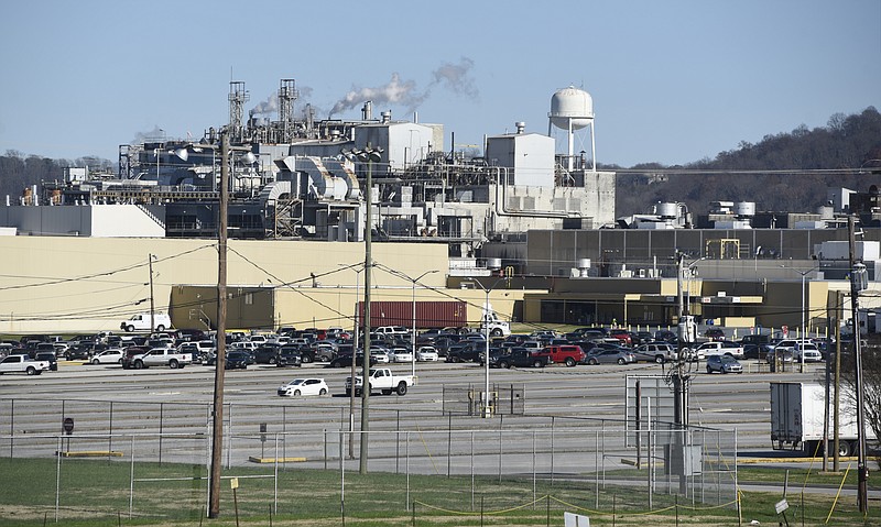 The manufacturing plant on Access Road that houses Invista and Kordsa is seen in this 2015 file photo