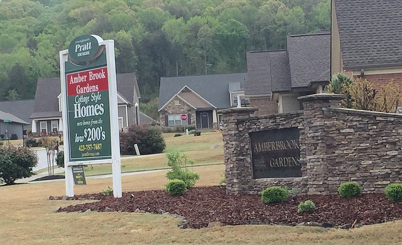 Pratt Home Builders is selling new homes in the Amber Brooks Gardens subdivision in Hixson.