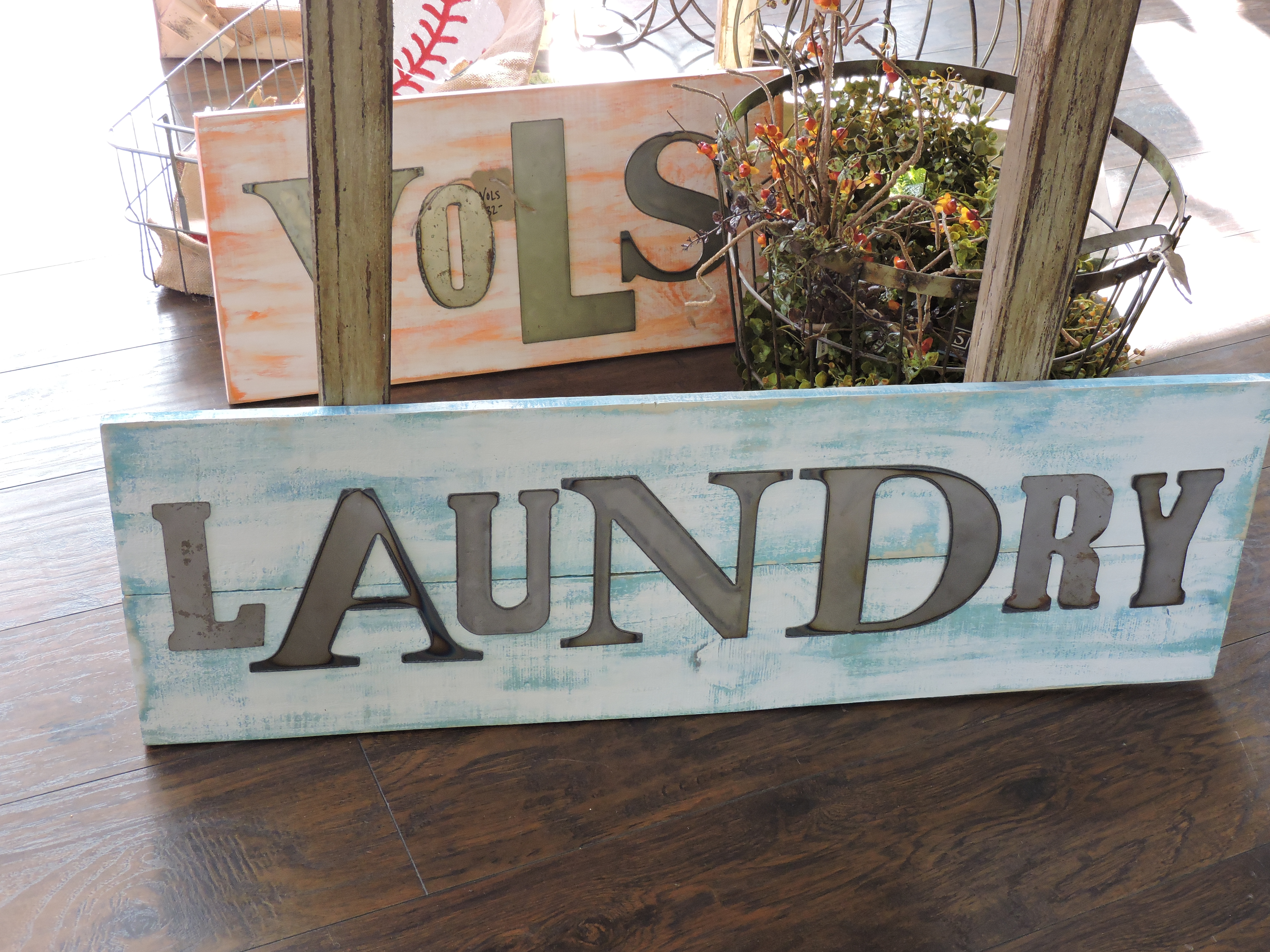 Alydots of Ringgold sells unique handmade signs such as these.