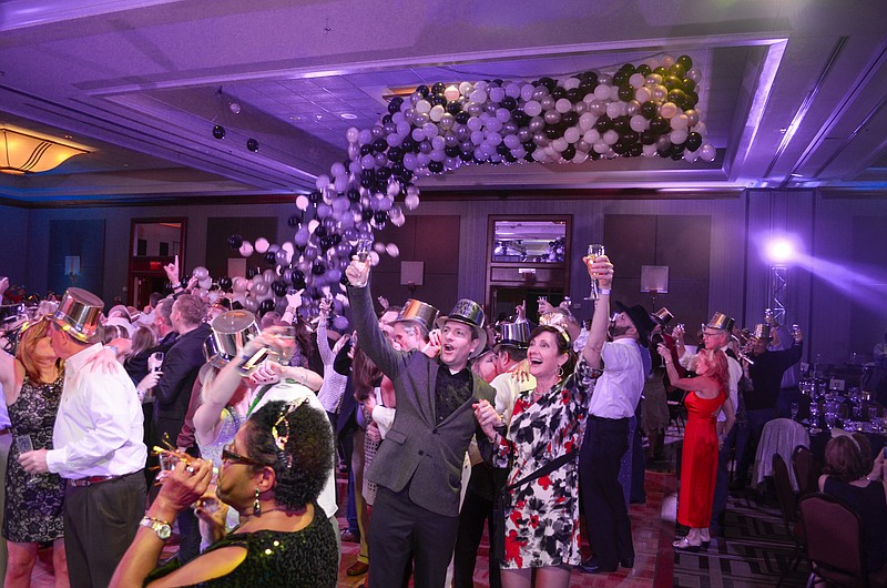 New Year's Eve festivities at The Chattanoogan hotel include dinner in the ballroom, a sports lounge for watching football, dance music by The Power Players and a balloon drop and champagne toast at midnight.