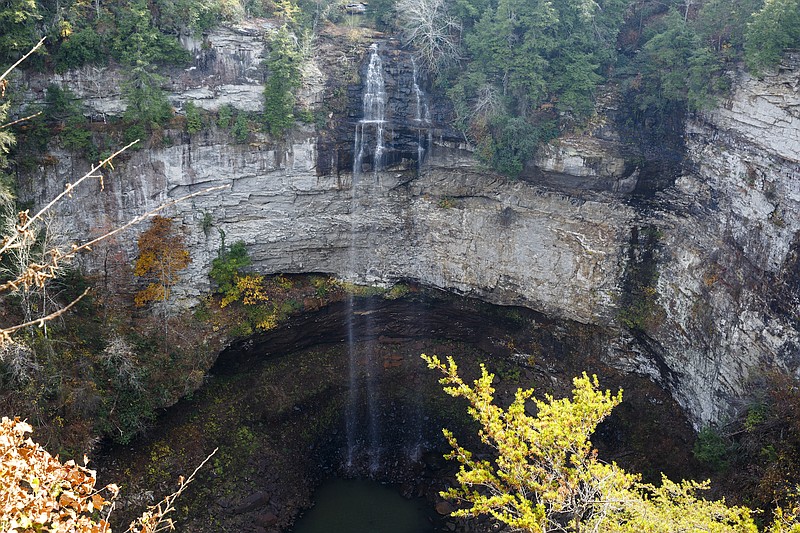 First Day hikers at Fall Creek Falls State Park will trek to the base of the namesake falls and back to the Nature Center on Sunday afternoon, Jan. 1.