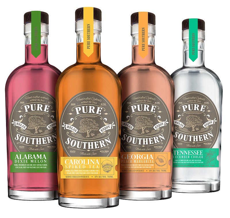 Pure Southern introduced a line of three vodka-based bottled cocktails: Tennessee Cucumber Cooler, Alabama Dixie Melon and Carolina Spiked Tea that retail for around $16.99 per fifth. A fourth, tequila-based drink, Georgia Peach Margarita, is due in the Spring.