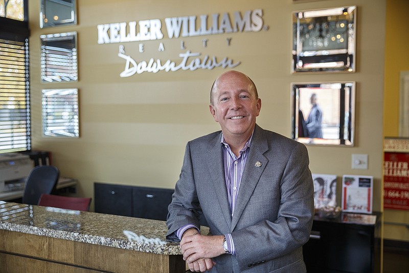 Mark Hite with Keller Williams Realty is photographed in their offices in Chattanooga.