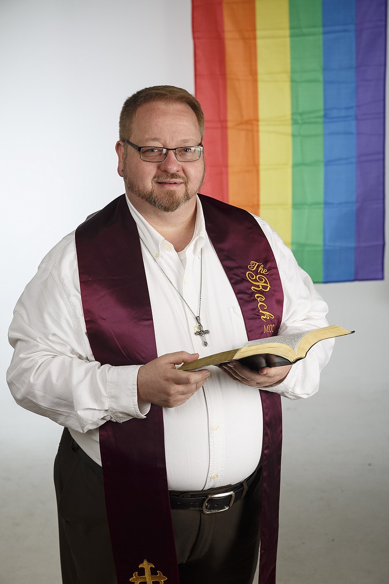 Rev. Ken Carroll, who performs wedding ceremonies for gay couples, is photographed Saturday, Dec. 3, 2016, in Chattanooga, Tenn.
