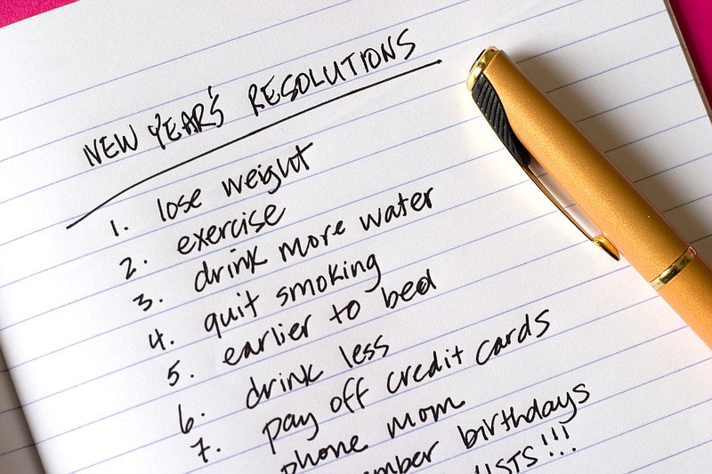 New Year's Resolutions, a long list of items!!!