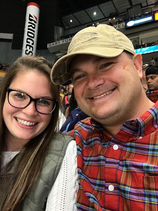 James Rogers, right, with his girlfriend of three years, Rachel Cunningham. Rogers, a TDOT HELP Operator, was seriously injured on Christmas Eve when a car struck him while he was helping a motorist change a flat tire on I-40 in Nashville. He died on Dec. 28, 2016.
(Photo: submitted/Tennessean)