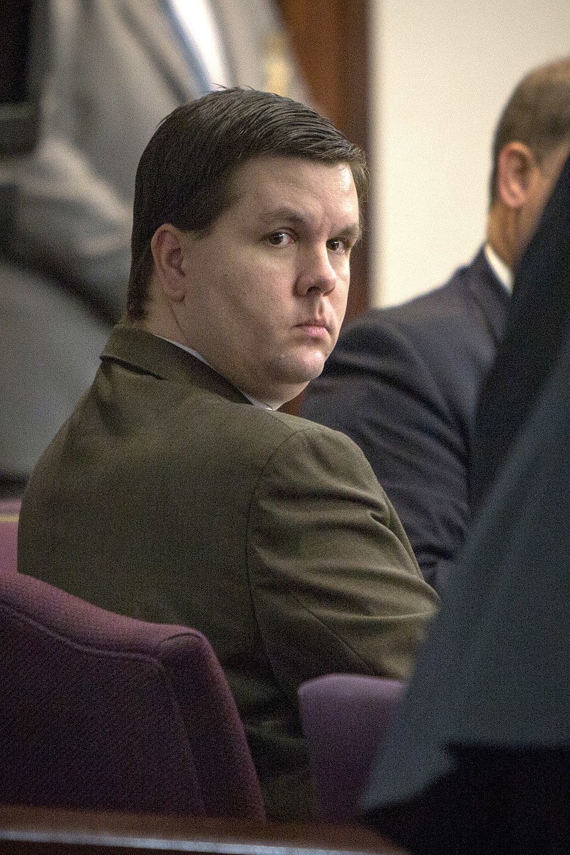 
              ADVANCE FOR WEEKEND/NEW YEAR'S EDITIONS - FILE - This Oct. 3, 2016, file photo shows Justin Ross Harris listening to jury selection during his trial at the Glynn County Courthouse in Brunswick, Ga. A judge in December sentenced 36-year-old Justin Ross Harris to life in prison with no possibility of parole in the June 2014 death of his 22-month-old son, Cooper. The case was among the top stories of 2016 in Georgia. (Stephen B. Morton/Atlanta Journal-Constitution via AP, Pool, File)
            