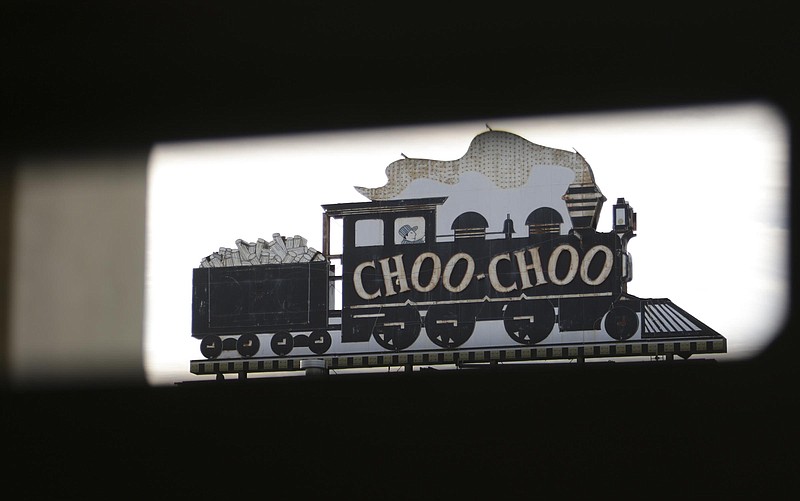 Staff Photo by Dan Henry / The Chattanooga Times Free Press- 12/28/16. The Chattanooga Choo Choo marquee in downtown Chattanooga on December, 28, 2016. 