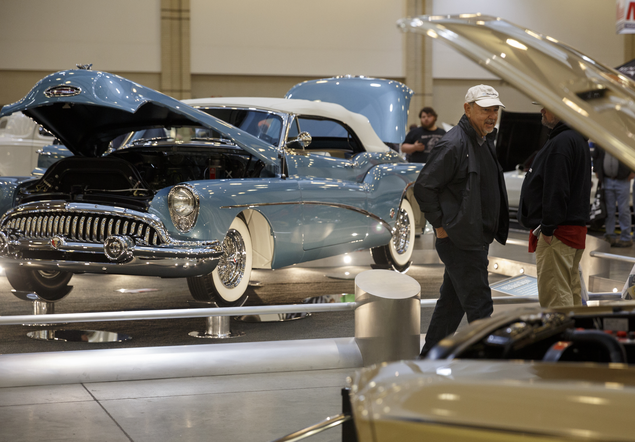 Richard Waxler walks past a 1953 Buick Skylark on display at last year's World of Wheels auto show at the Chattanooga Convention Center.
