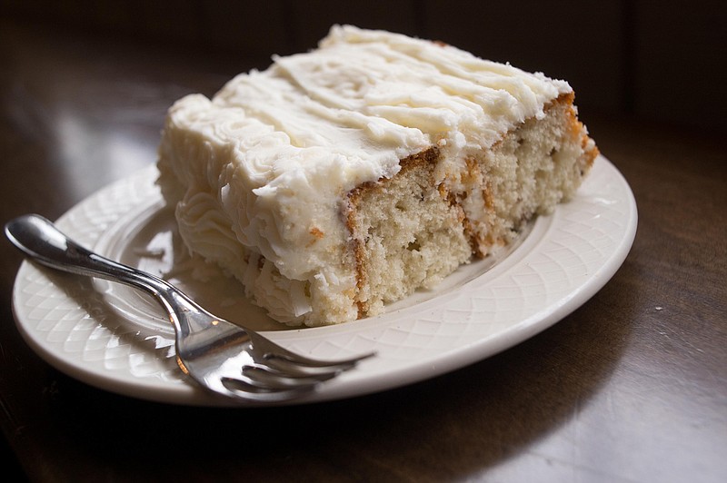 Italian creme cake at Countryside Café. (Photo by Mark Gilliland)