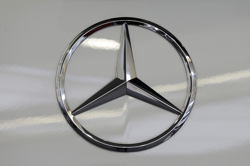 
              FILE - This Feb. 14, 2013, file photo, shows a Mercedes logo on a Mercedes automobile at the Pittsburgh Auto Show in Pittsburgh. Mercedes-Benz is recalling nearly 48,000 SUVs in the U.S. to fix a sensor problem that could stop the front passenger air bag from inflating in a crash. (AP Photo/Gene J. Puskar, File)
            
