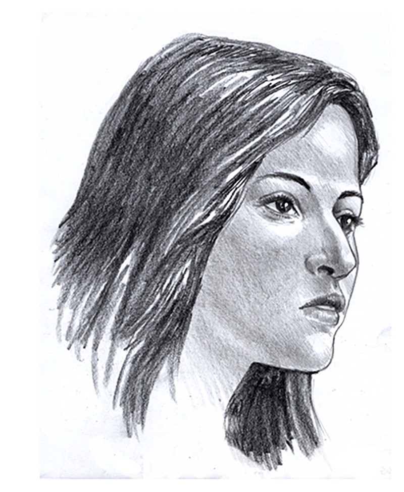 
              This artist rendering made by Steve Missal for the Gwinnett County Medical Office shows a sketch of woman whose skull and bones were found in a suitcase along a Georgia interstate northeast of Atlanta. Gwinnett County police told news outlets Tuesday, Jan 11, 2017, that a forensic anthropologist examined the remains, which were discovered by a state constructor worker. Authorities also believe the woman had suffered from slight scoliosis and had signs of healed rib injury. (Steve Missal via AP)
            