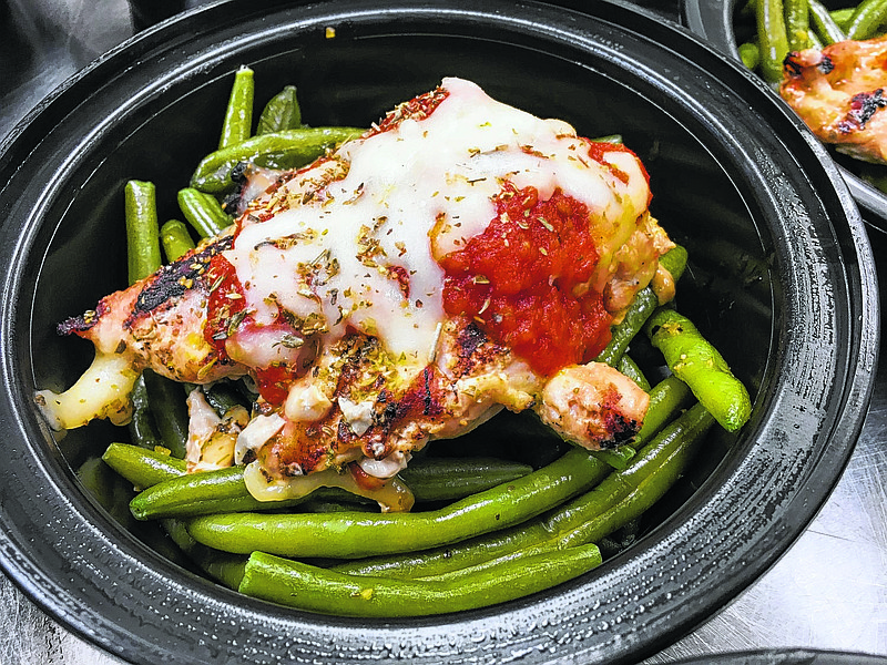 Chick parmesan at The Chef and His Wife. (Photo by Mark Gilliland)