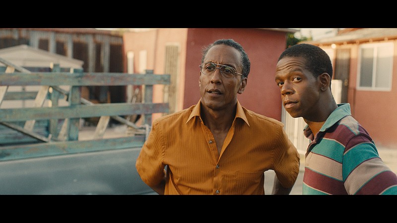Andre Royo, left, who the main character in "Hunter Gatherer," won the Best Actor award at the South by Southwest Film Festival in March.