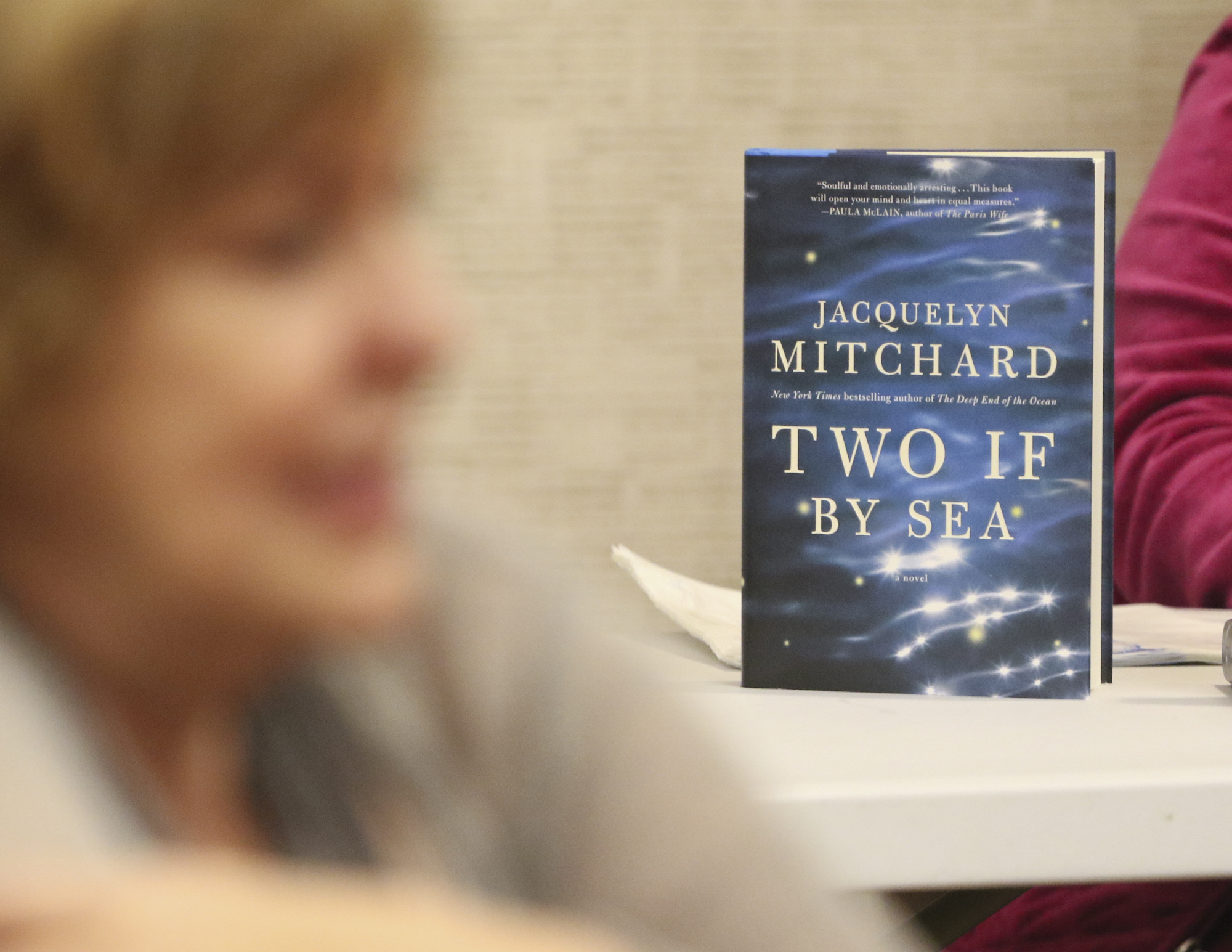 Staff Photo by Dan Henry / The Chattanooga Times Free Press- 1/12/17. Nationally known author Jacquelyn Mitchard speaks to area high school junior and senior classmen during the 2017 Young Writers Conference in Chattanooga State Community College’s Omni Building on Thursday, January 12, 2017.