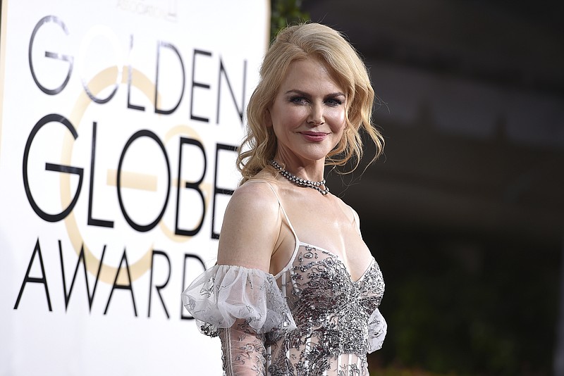 
              FILE - In this Jan. 8, 2017, file photo, Nicole Kidman arrives at the 74th annual Golden Globe Awards at the Beverly Hilton Hotel in Beverly Hills, Calif. Kidman told the BBC in an interview released Jan. 10, 2017, that Americans need to support President-elect Donald Trump because supporting the president is "what the country’s based on.” (Photo by Jordan Strauss/Invision/AP, File)
            