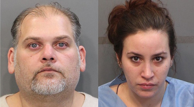 Michael Mitchell, 39, of Dallas, and and Christine Thompson, of Hollywood, Texas, 30, face multiple charges in what Chattanooga police believe is a multi-state scam to steal brass from shooting ranges.