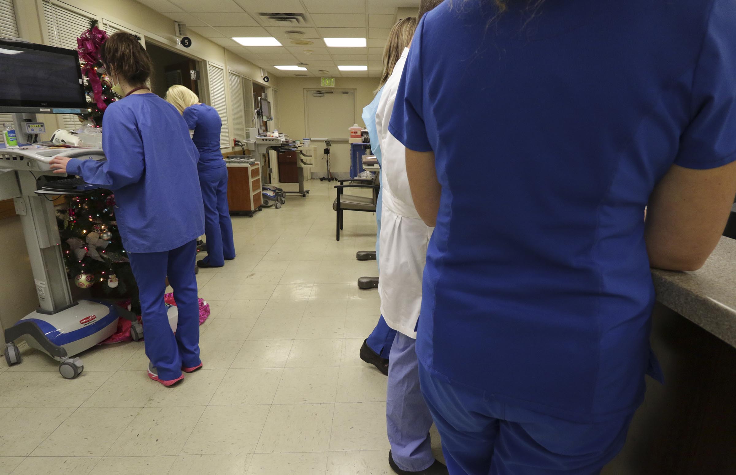 Staff Photo by Dan Henry / The Chattanooga Times Free Press- 12/28/16. Images of unidentified nurses at an unidentified hospital.