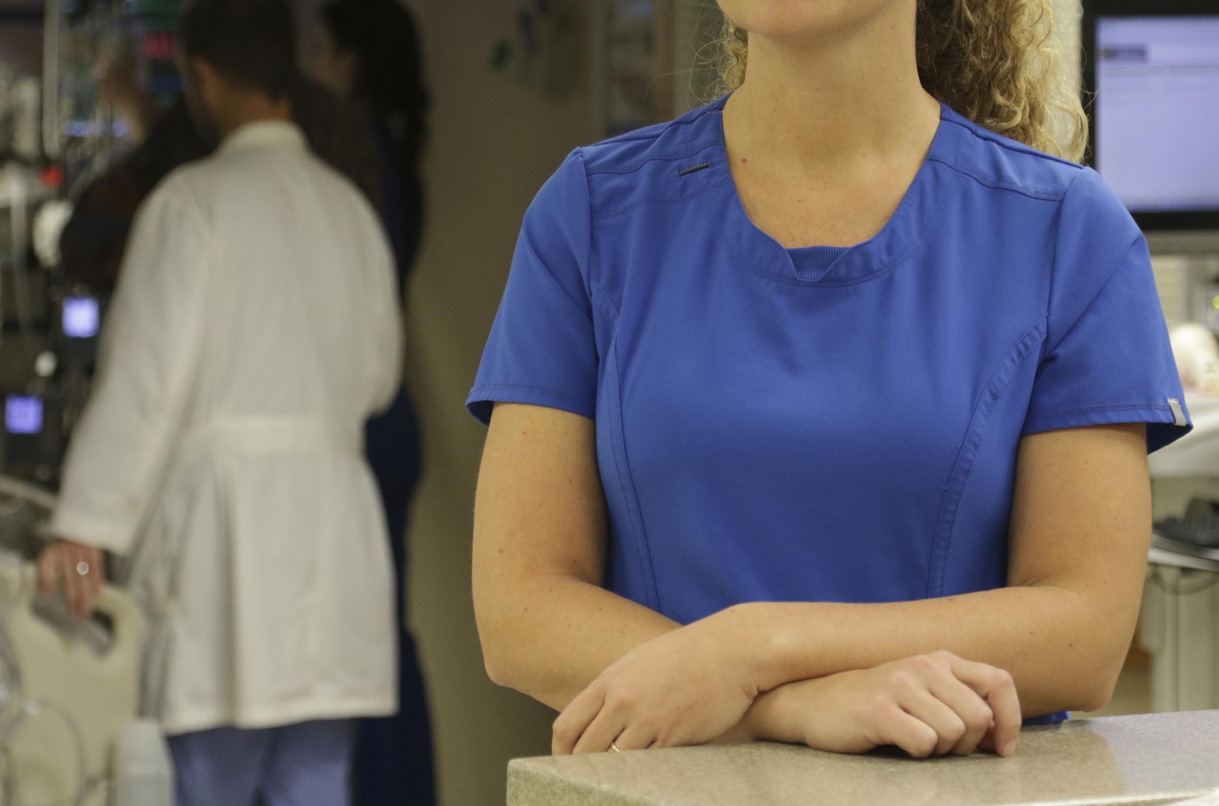 Staff Photo by Dan Henry / The Chattanooga Times Free Press- 12/28/16. Images of unidentified nurses at an unidentified hospital.