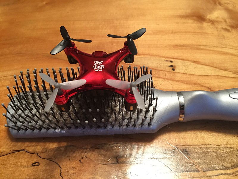 Just imagine what a remote-control drone would do if it got caught in someone's long hair — then realize that it actually happened. (Contributed photo)