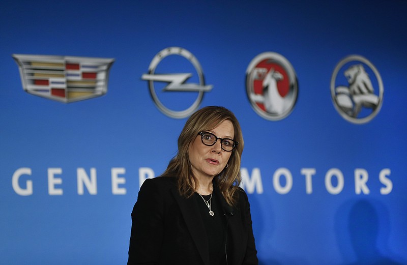 In this Jan. 10, 2017, file photo, General Motors Chairman and CEO Mary Barra speaks about the financial outlook of the automaker in Detroit. General Motors will announce a $1 billion investment in its factories that will create or keep around 1,000 jobs, a person briefed on the matter said Monday, Jan. 16. (AP Photo/Paul Sancya, File)