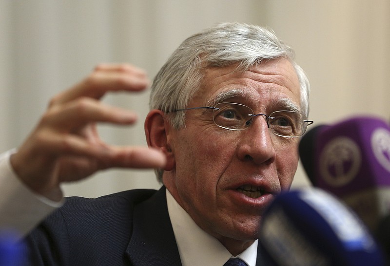 
              FILE - In this Wednesday, Jan. 8, 2014 file photo, Britain's former Foreign Secretary Jack Straw gestures as he speaks in a press conference at the Iranian parliament in Tehran, Iran. Jack Straw is facing legal action in a suit brought by a former Libyan dissident who alleges he and his wife were abducted and sent to Tripoli a decade ago to be interrogated by the regime of late dictator Moammar Gadhafi. Straw on Tuesday Jan. 17, 2017, denies any complicity "in the unlawful rendition or detention of anyone by other states." (AP Photo/Vahid Salemi, File)
            