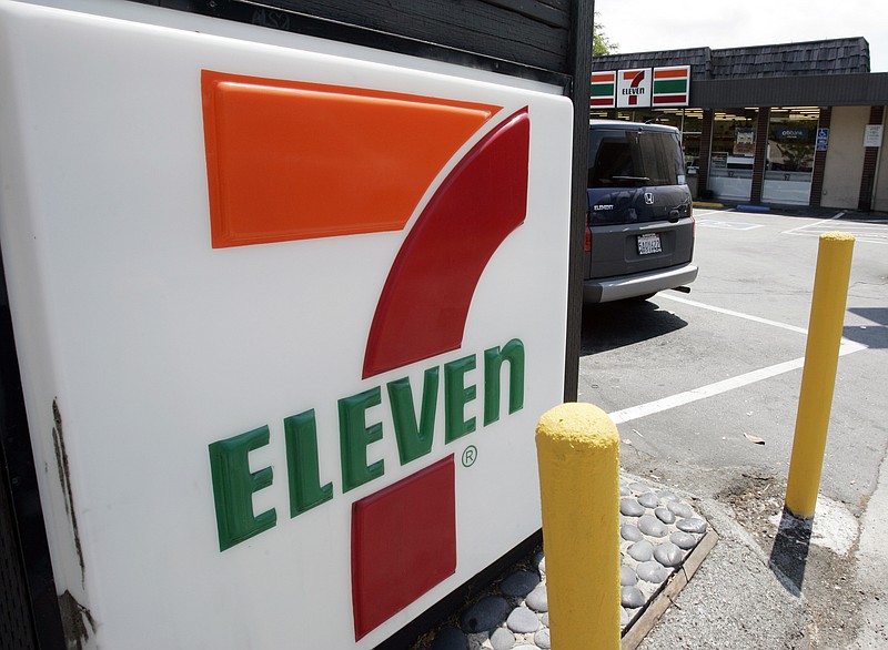 
              FILE - In this July 1, 2008, file photo, a 7-Eleven is shown in Palo Alto, Calif. The convenience store chain announced Jan. 17, 2017, that it plans to sell a breakfast pizza. (AP Photo/Paul Sakuma, File)
            