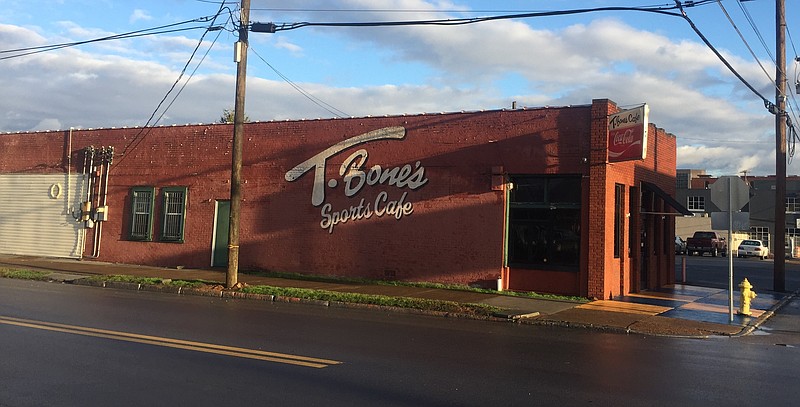 T-Bone's Cafe at Chestnut and West Main streets on Chattanooga's Southside has shut down after about three decades of operation.
