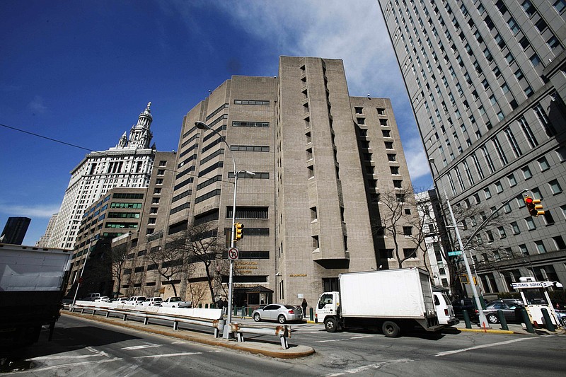 
              FILE- This March 12, 2009 photo shows the Metropolitan Correctional Center in New York City. The high security section of the facility where high-risk inmates that included Mafia boss John Gotti and several close associates of Osama bin Laden spent their time awaiting trial, will now house accused Mexican drug lord and escape artist Joaquin "El Chapo" Guzman. (AP Photo/Mark Lennihan, File)
            