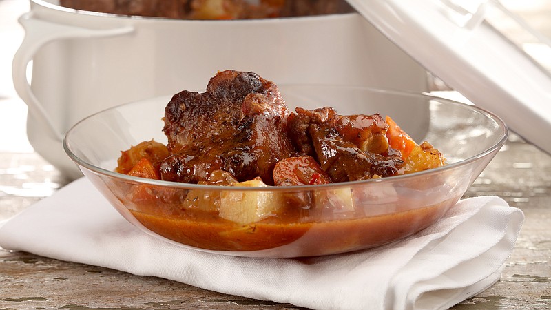 For Robin Mather, her mother's Oxtail Stew hits all the notes for a comfort food: Rich, high in fat and carbohydrates, warming and packed with memories. (Michael Tercha/Chicago Tribune/TNS)