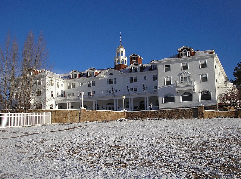 The Stanley Hotel in Estes Park, Colo., was the inspiration for Stephen King's "The Shining." King stayed in the hotel on the final day it was open before closing for the winter. King wandered the empty hallways and he and his wife were the only ones in the dining room at dinner. "By the time I went to bed that night, I had the whole book in my mind," King later said. (Trine Tsouderos/Chicago Tribune/MCT)