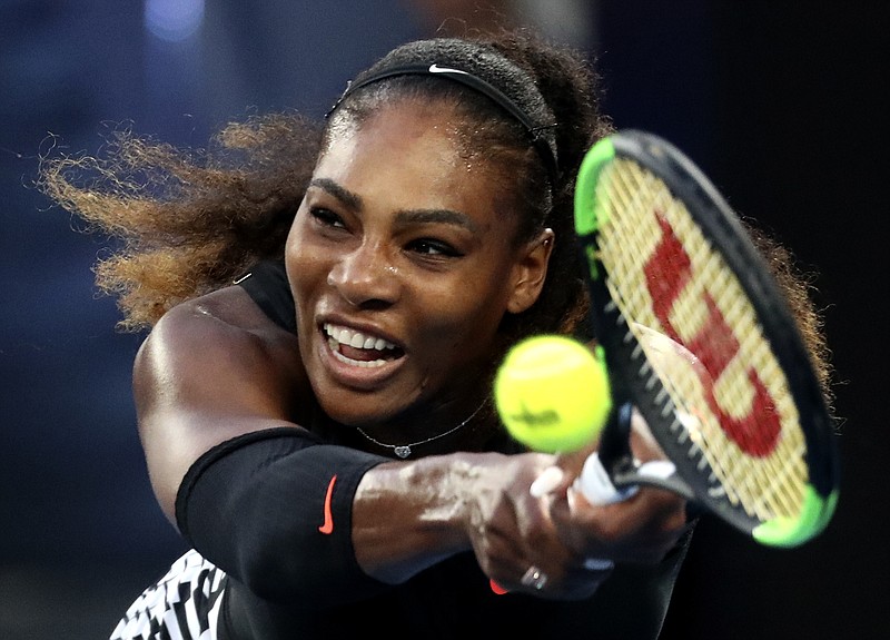 The Latest: Serena Williams takes 1st set in Australia final