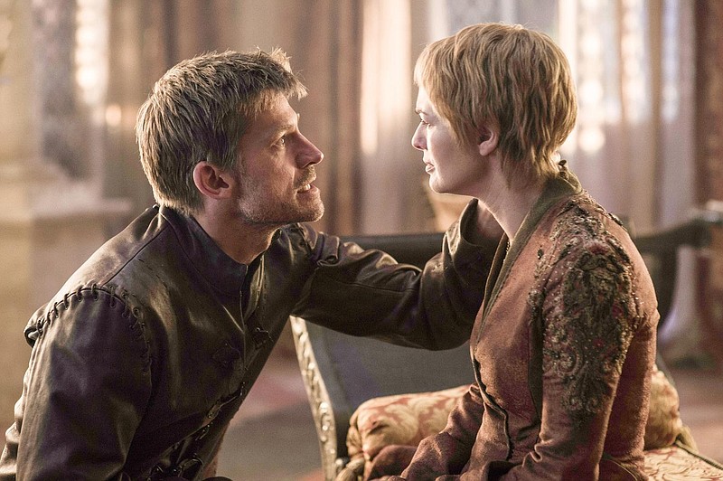 Nikolaj Coster-Waldau as Jaime Lannister and Lena Headey as Cersei Lannister in HBO's "Game of Thrones." (Photo by Helen Sloan/HBO)