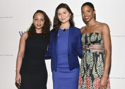 FILE - In this June 20, 2016, file photo, actors from Broadway's