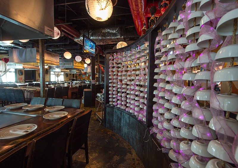 Inside Fuji Steak and Sushi. (Photos by Mark Gilliland)