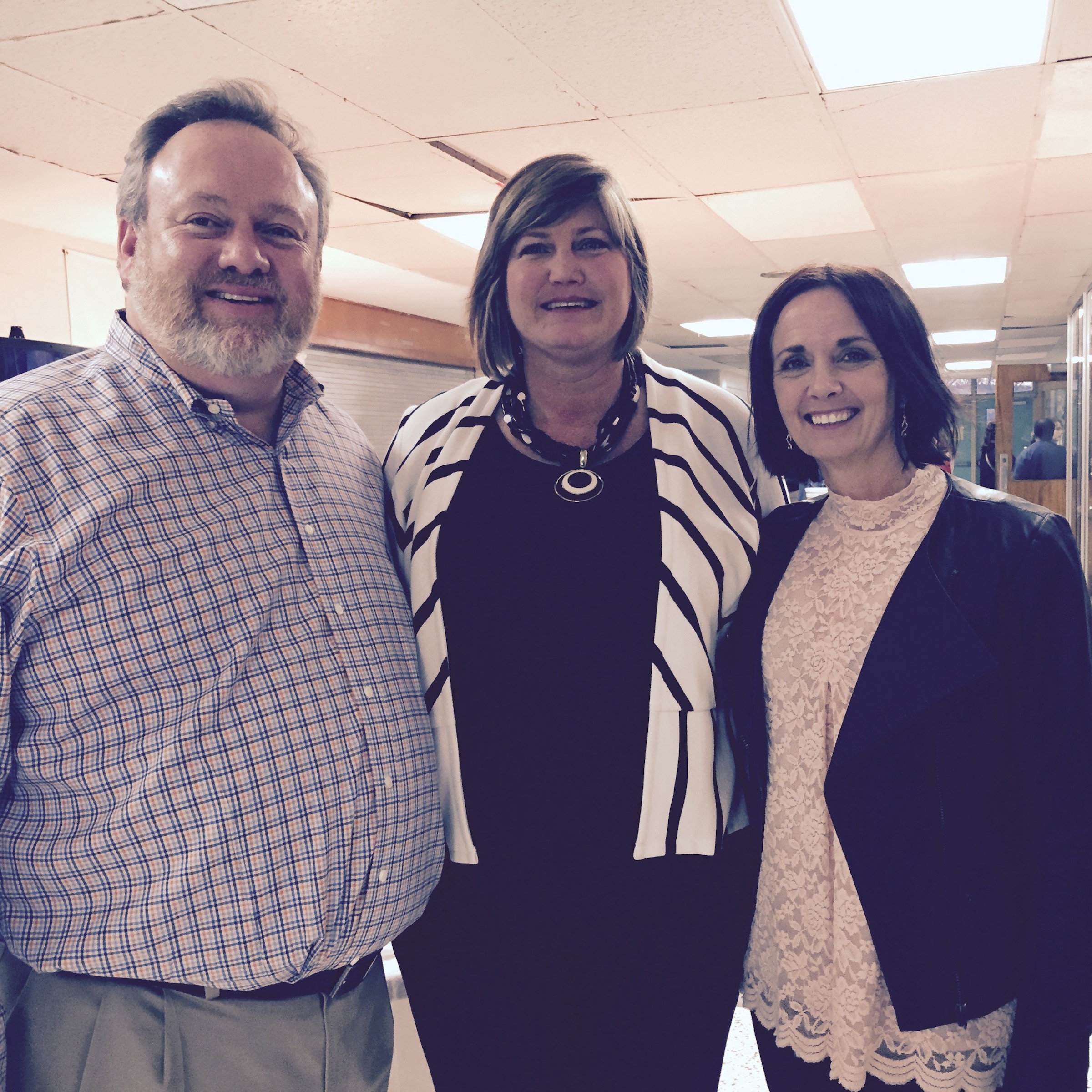 Marc Barclay, event chairwoman Krissa Barclay and Lori Hoeger, from left.