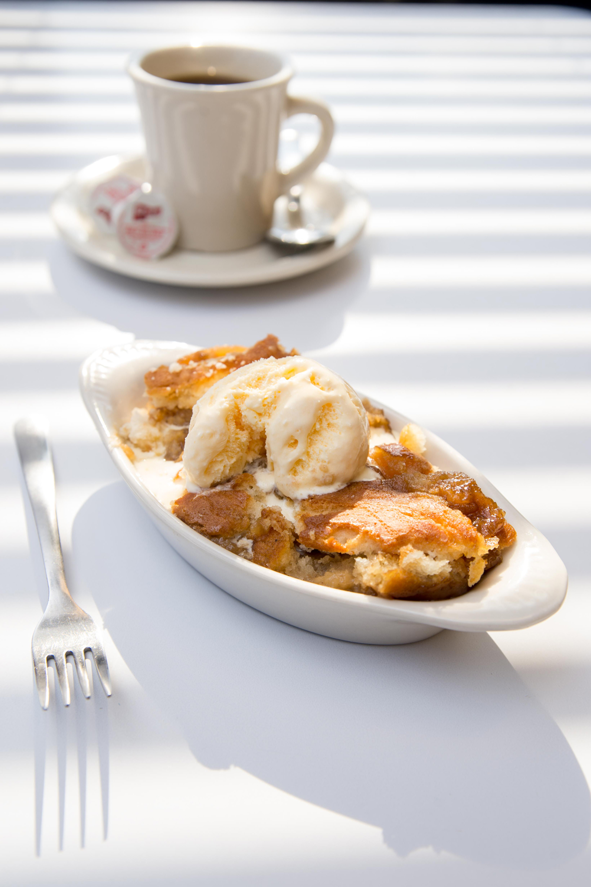 Track's End's apple dump cake. (Photo by Mark Gilliland)