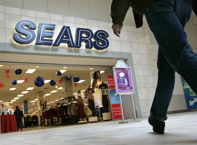 
              In a Dec. 5, 2005 file photo, a shopper heads into the Sears department store at the Richmond Towne Center mall in Richmond Heights, Ohio. Sears Holdings Inc.'s statement Monday, Feb. 13, 2017, said that Sears and Kmart have evicted some Trump-branded items from their online stores, but won't specify how many and emphasize that hundreds of products are still available through its third-party online marketplace.  (AP Photo/Amy Sancetta, File)
            