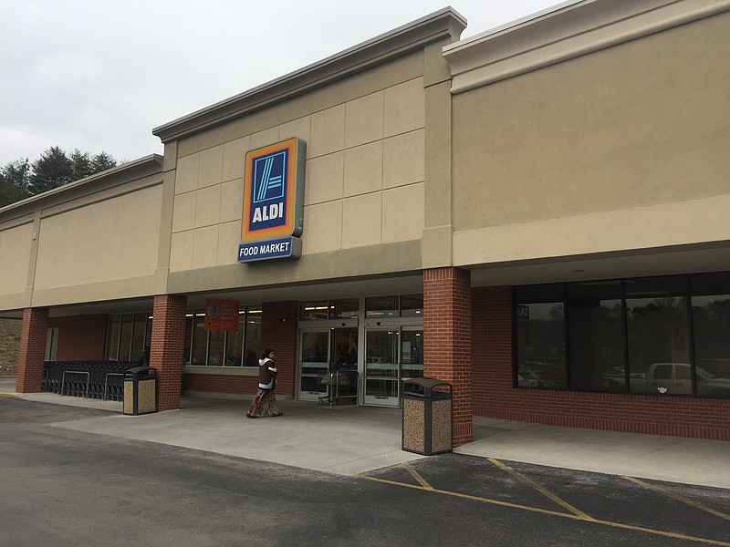 The Aldi grocery store in Hixson is among the stores Morgan Construction
has built.