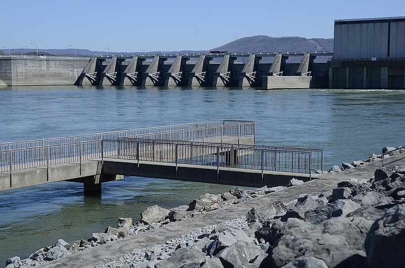 TVA's Nickajack Dam is located on the Tennessee River in Marion County.