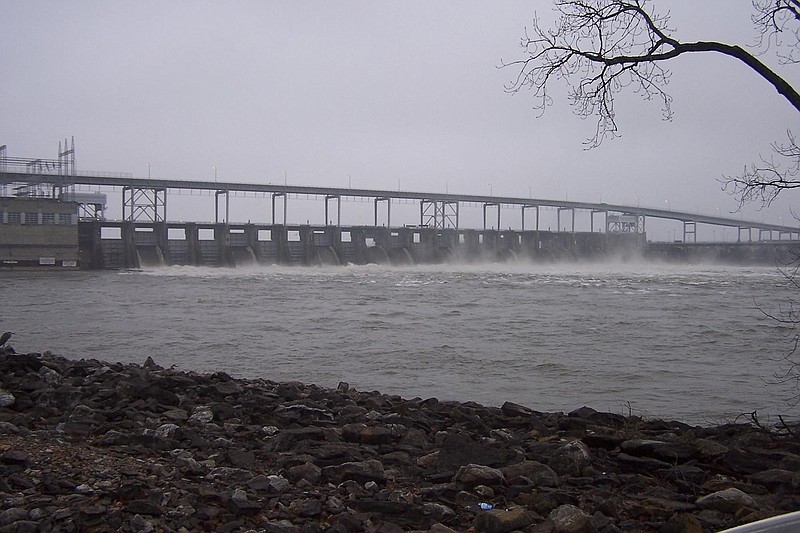 Pickwick Dam is located on the Tennessee River in Hardin County, Tennessee.