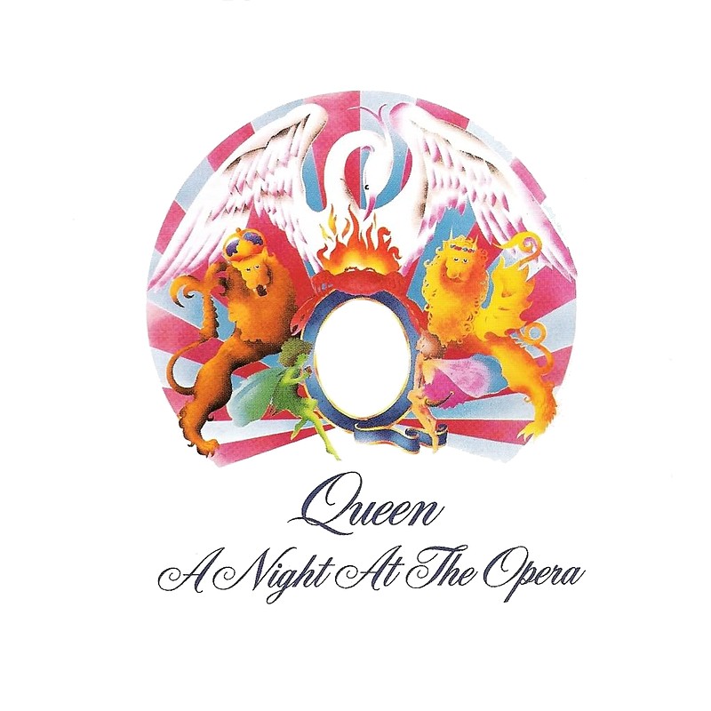 Queen's "A Night at the Opera" includes the epic "Bohemian Rhapsody," which has actually charted twice. 