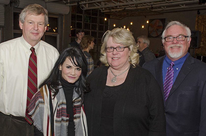 Dr. Glenn Newman, Jennifer McFarland and Rae & Bill Bond