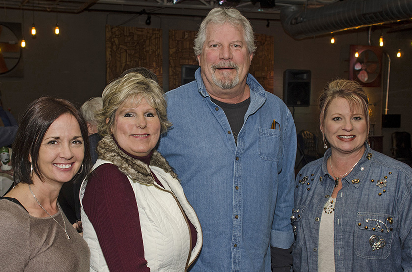Lori Hoeger, Emily Thibodeaux, Kevin Dye and Frankie Parrott