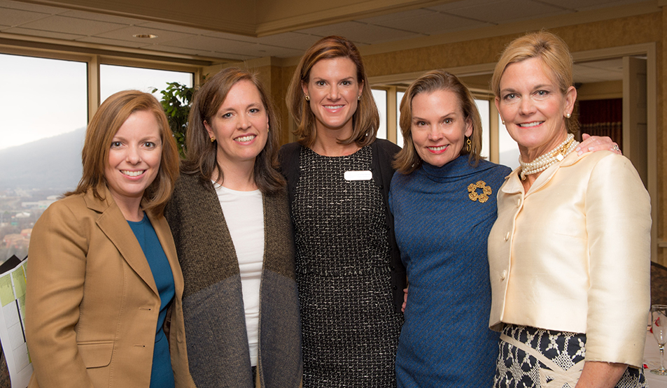 Laura Ketcham, Chrissy Jones, Caroline Walker, Kathy Graham and Julie Guerry