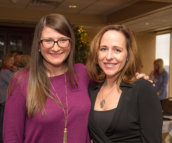 Amber Gardner and Lesley Moore