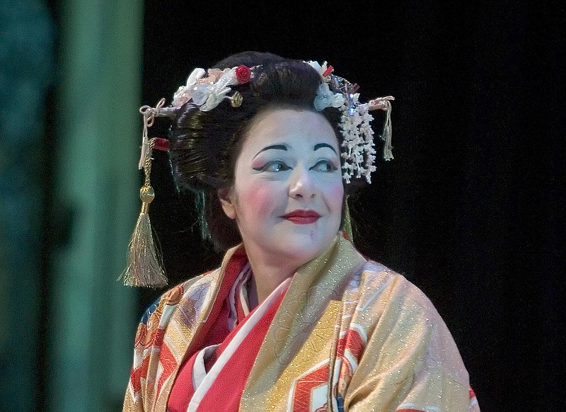 Stella Zambalis as Cio-Cio San in the 2005 CSO production of Madame Butterfly.