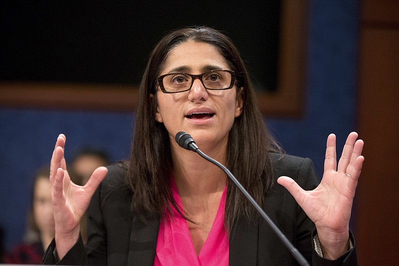 
              FILE - In this Feb. 10, 2016 file photo, Dr. Mona Hanna-Attisha speaks on Capitol Hill in Washington during a House Democratic Steering and Policy Committee hearing on The Flint Water Crisis. Dr. Hanna–Attisha came to the U.S. with her parents, who were fleeing the regime of Saddam Hussein, has been invited by Rep. Dan Kildee, D-Mich. to  President Donald Trump’s first address to Congress next Tuesday, Feb. 28, 2017.  (AP Photo/Andrew Harnik, File)
            