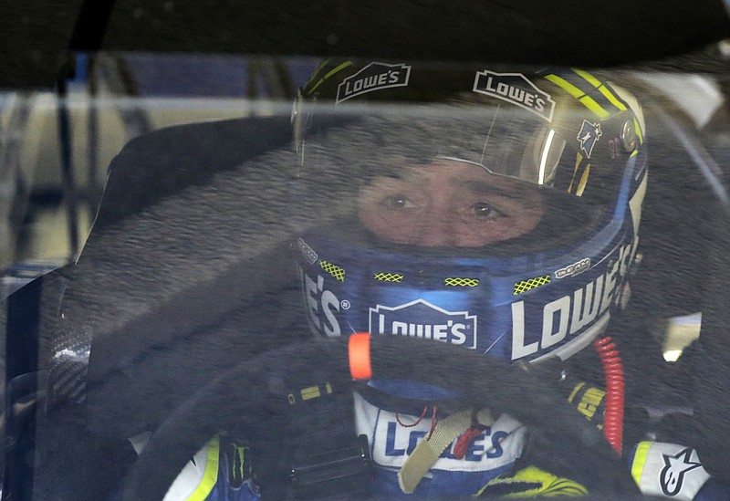 
              Chase Elliott waits in his car during practice for Sunday's NASCAR Daytona 500 auto race at Daytona International Speedway in Daytona Beach, Fla., Saturday, Feb. 25, 2017. (AP Photo/Terry Renna)
            